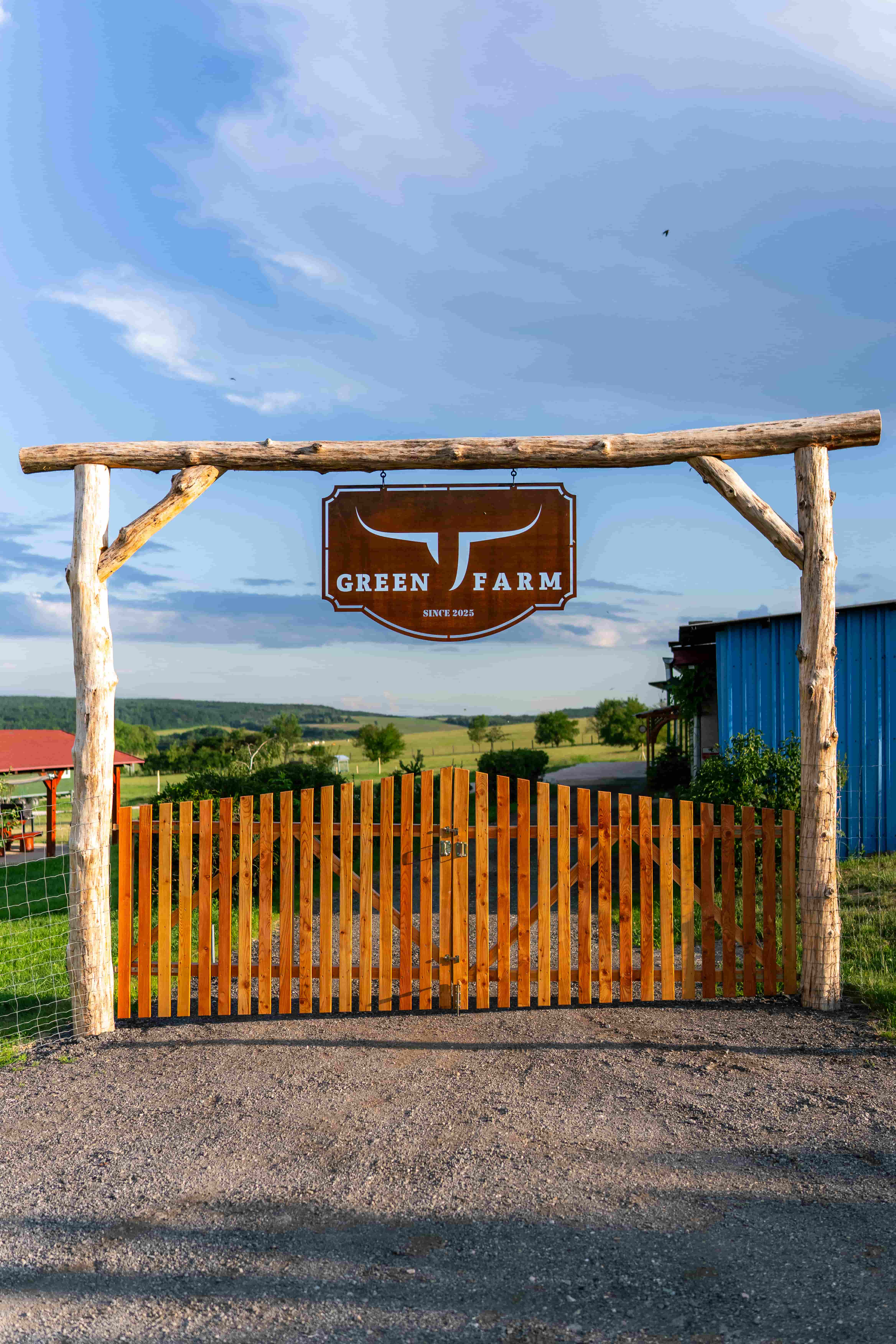 Vstupná brána farmy Green Farm Šemša